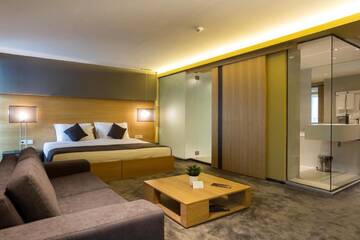 Фото номера Суперлюкс с кроватью размера &quot;king-size&quot; Отель Rilets Resort &amp; Spa г. Рильский монастырь 2